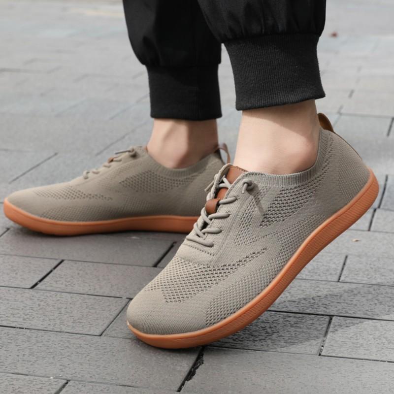 Women Wide Head Outdoor Barefoot Casual Toe Box Shoes Men Breathable Zero Drop Couples Sports Shoes Soft Slip On Walking Sneaker