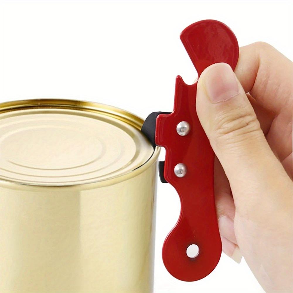 1pc Multifunctional Bottle Opener Stainless Steel Safety Side Cut Manual Can Opener Ergonomic Can Opener Wine Accessories