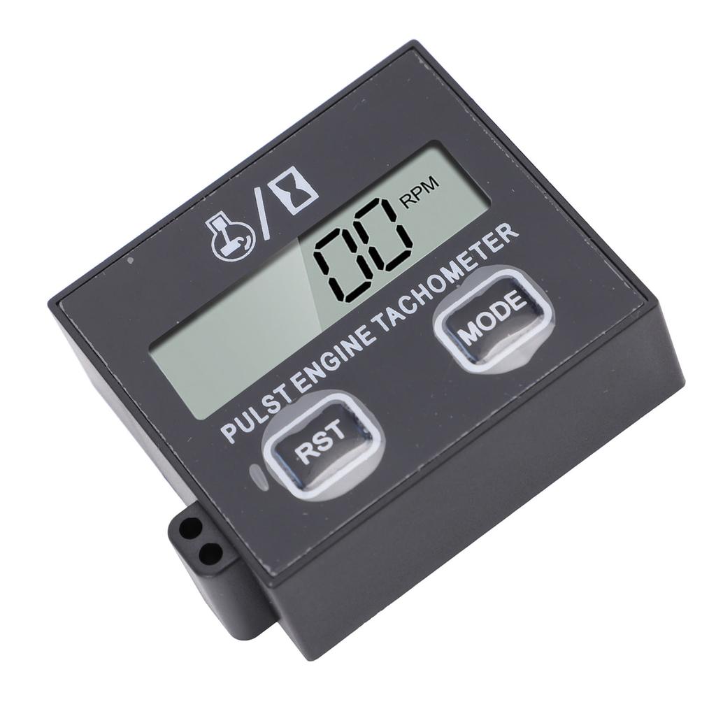 Kleinmotoren-Drehzahlmesser Wasserdicht Digitalanzeige Kettensägen-Drehzahlmesser für Motorrad Golfwagen