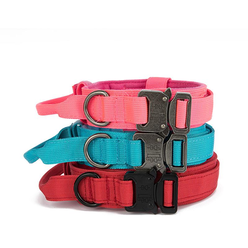 Tactical Dog Collar  Adjustable Pet Collar K9Collar Quick Release Dog Collar Medium and Large Dog Training Dog Collar