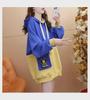 Women's Mid-length Color Block Hoodie Sweatshirt with Patchwork Pockets - Spring & Autumn 2023 All-Match Style