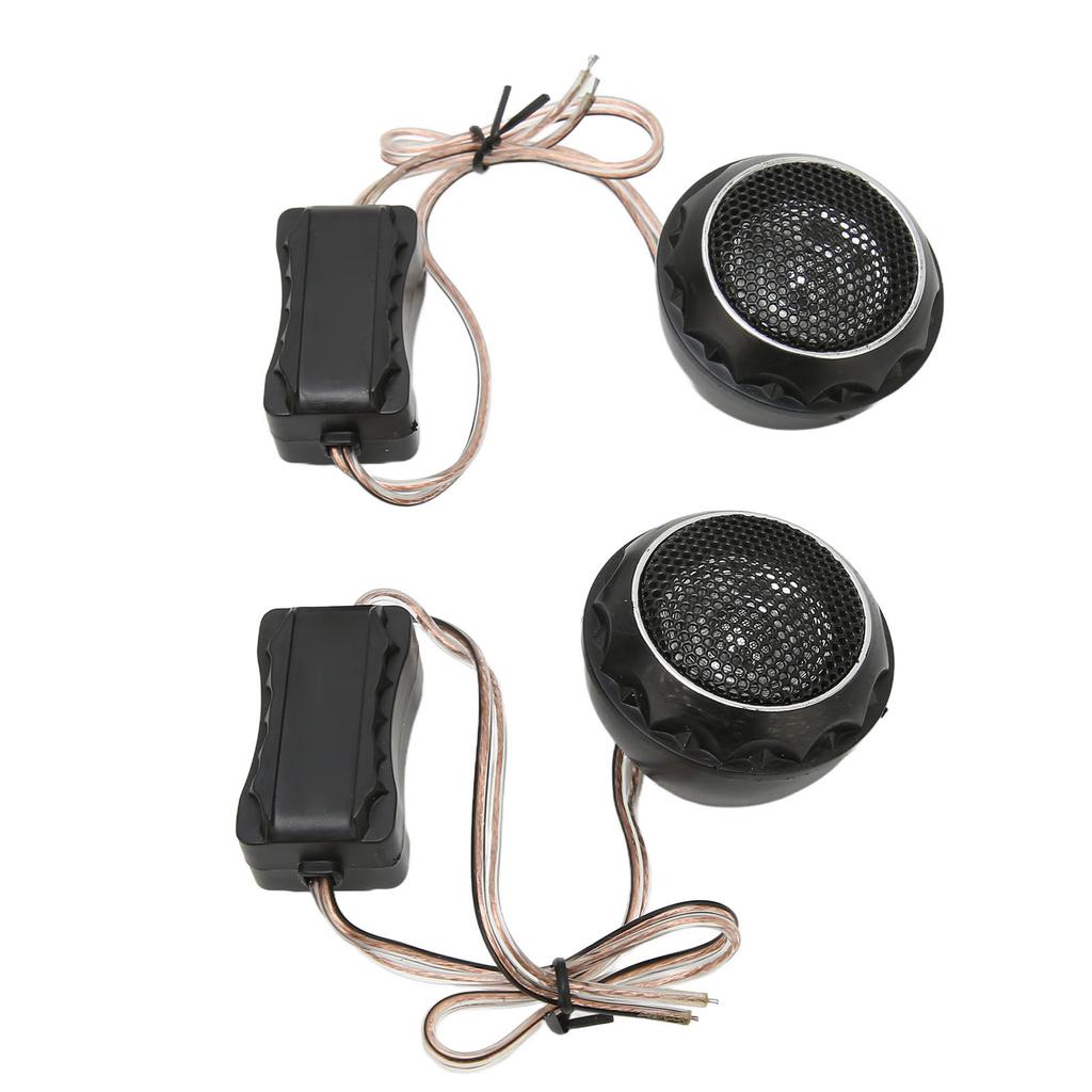2 Pcs Dome Tweeter 140W Metallic Iron Loudspeaker Universal for Car Audio Systems