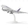 QIYUMOKE A380 France 1/300 Diecast Metal Airplane Model - A380 Sky Jumbo A380 Model Airplane with Stand (7.5" Long) for Aviation Enthusiast Gift or Di