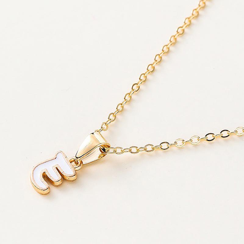Personalized 26 Initials Charm Necklace For Women Men Premium Design Name Necklace Ladies Jewelry Gift