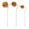 Carnivorous Plant Garden Stake, Large Metal Flytrap Plant Sculpture, Rusty Insectivorous Plant Ornament, Outdoor Decoration for Yard Patio Lawn