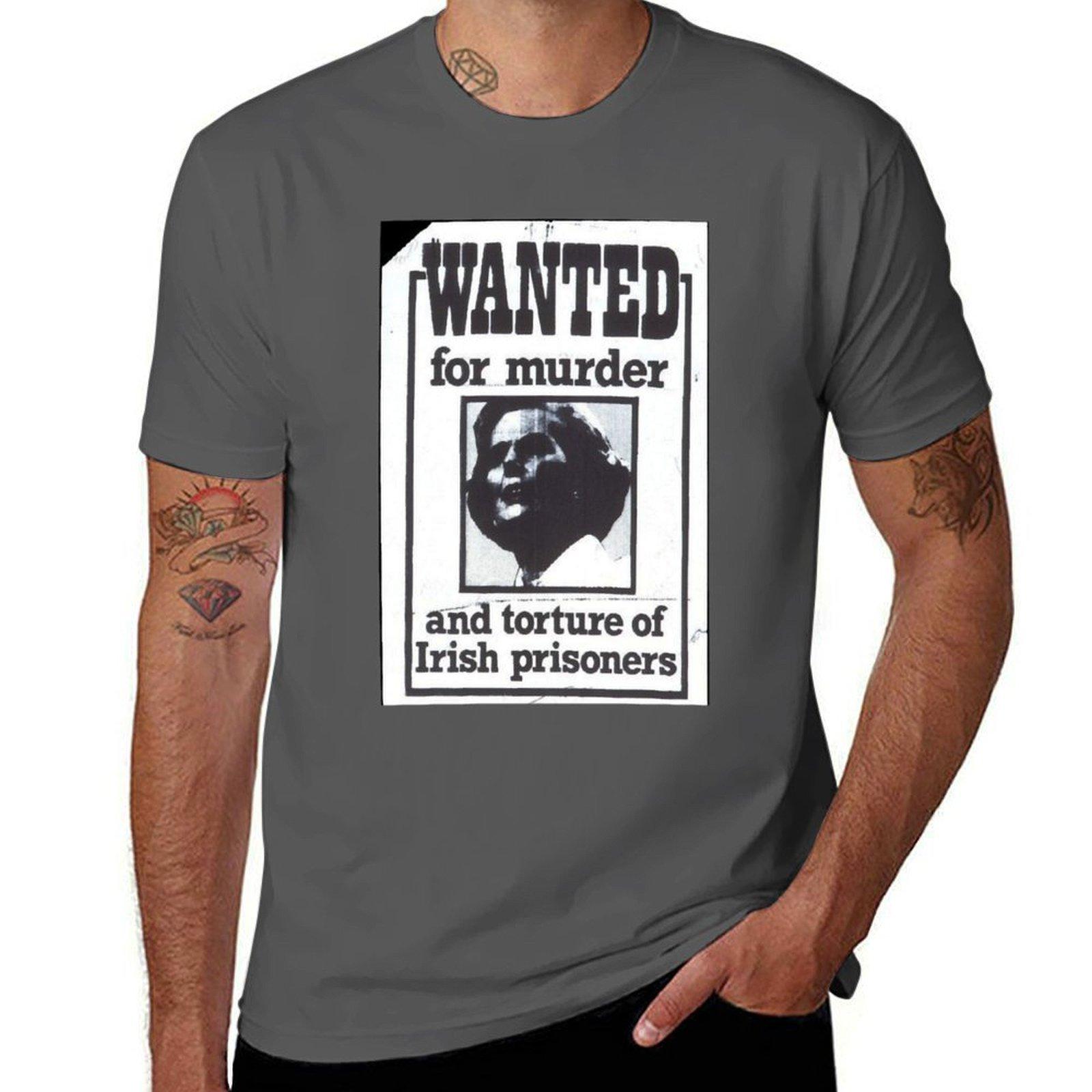 

Wanted T-Shirt cotton t shirts high quality man t shirt luxury cotton t shirt pack T-Shirt 4XL
