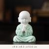 Creative Monk Tea Pet Ornaments,Ceramic Figures, Zen Tea set,Chinese Gongfu Tea Accessories,Home Decoration
