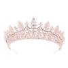 ROMANTIC New Wholesale 3A Zircon Tiara Crown Princess Wedding Bridal Crowns Tiaras