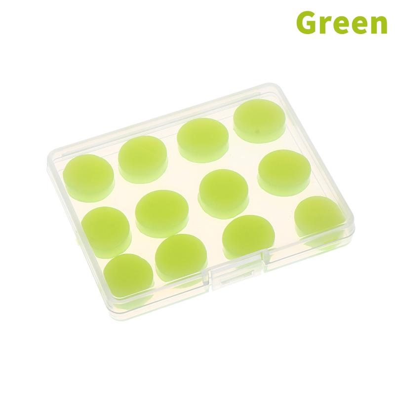 Moldable Silicone Earplugs 12 Pcs Waterproof Reusable Noise Cancelling Ear Plugs for Sleep Swimming