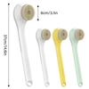 Rechargeable Shower Brush Efficient Electric Washing Brush Electric Bath Brush Plastic Texture for Full Body Cleansing  White