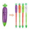 Stretchable Carrot Sword Toy For Kids Realistic 3d Gravity Knife Anti-stress Plaything