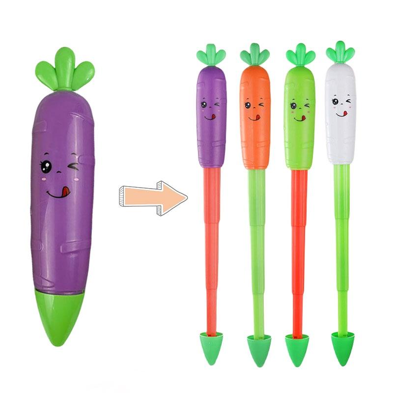 Stretchable Carrot Sword Toy For Kids Realistic 3d Gravity Knife Anti-stress Plaything