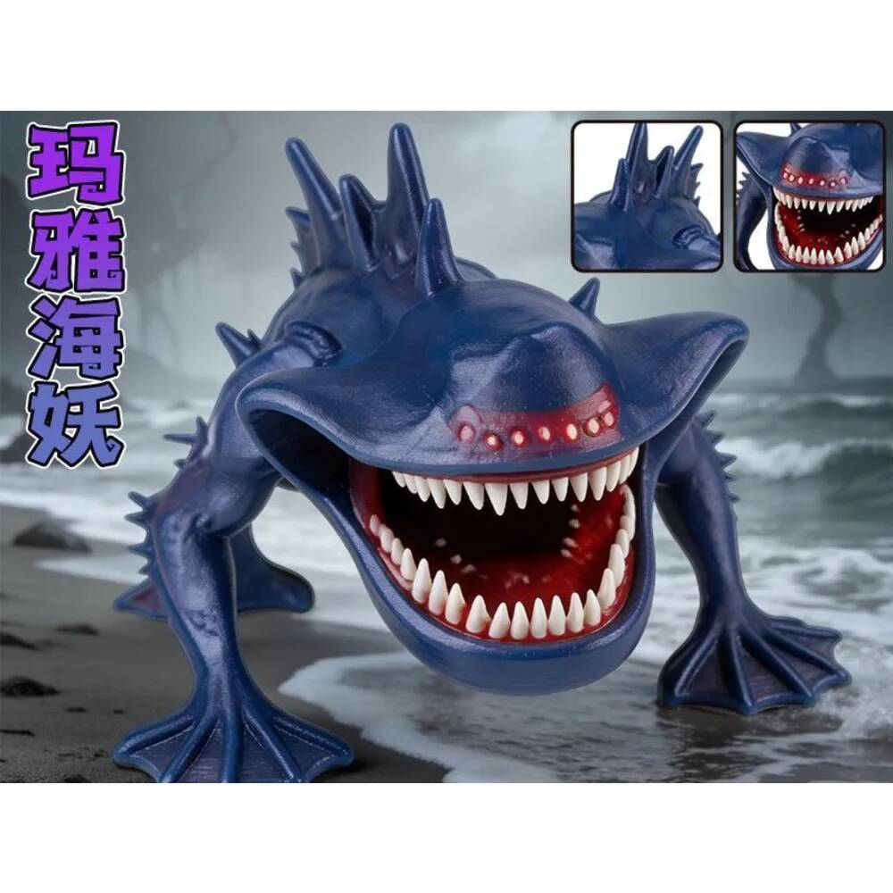 Subnautica Figure Subnautica Leviathan EL Gran Maja Sea Eater Monster Figure Bloop Sea Monster Figure Figurine Toy Gift