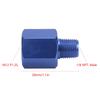 EBTOOLS 2 PCS Female to 1/8 NPT Male Adapter Male Hose End Metric Fitting Adapter for Oil Pressure Gauge Sensor Port Conversion