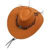 Felt Western Cowboy Hat Tibetan Style Jazz Fedora Hats New Felt Cap  Outdoor Riding
