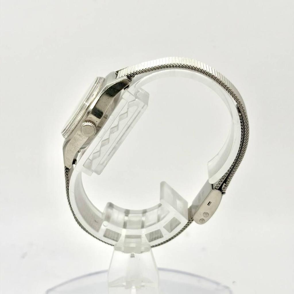 Used [In Operation] SEIKO Hi-BEAT 36000 Mechanical Manual Winding Ladies Watch Silver 1944-0011 070989 Genuine Belt