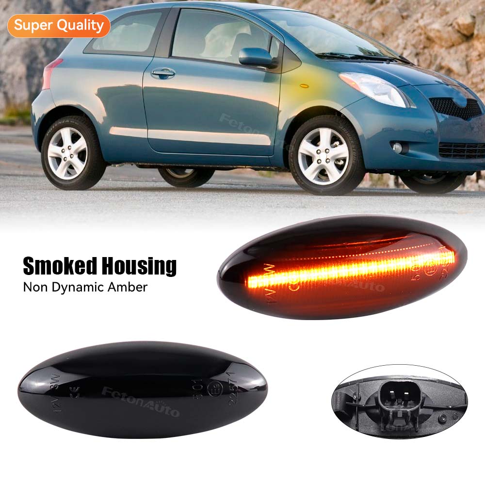 Dynamic Side Marker Turn Signal LAMP for Toyota Yaris Corolla Auris RAV4 ACA3 EMark Sequential Fender Blinker Indicator Lights