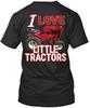 I Love Little Tractors T-Shirt Made In the USA Size S To 5XL
