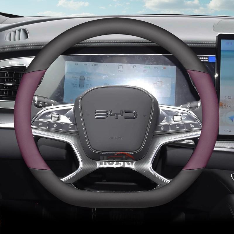 Leren Stuurwielhoes voor Auto voor BYD Sealion 6 7 06 07 EV DMI 2024 2025 2026 Accessoires