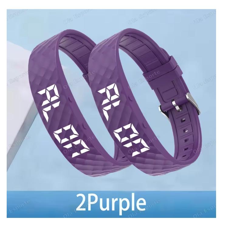 2026 New LED Digital Smart Bracelet Monitor Vibration Alarm Wristband Smart Bracelet Waterproof Smartband for Student Smart Band
