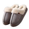 Winter cotton slippers EA thick-bottomed velvet warm home couple comfortable warm feet odorless, fluffy slippers