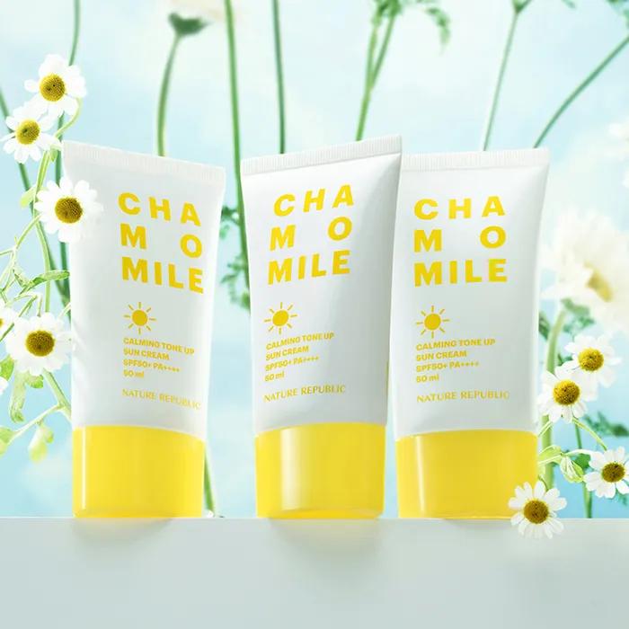 [3PACK] Chamomile Calming Tone-Up Sun Cream SPF 50+ PA++++ 50ml *3EA