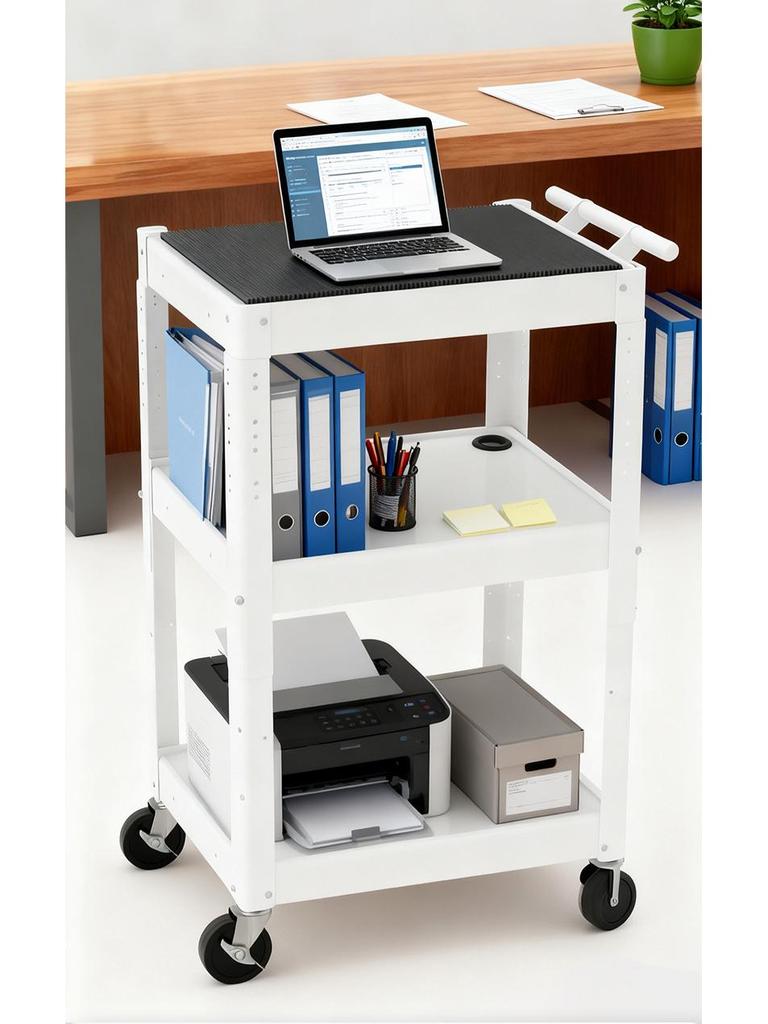 Mobile Four-Wheel Workbench: Computer & Diagnostic Laboratory Trolley