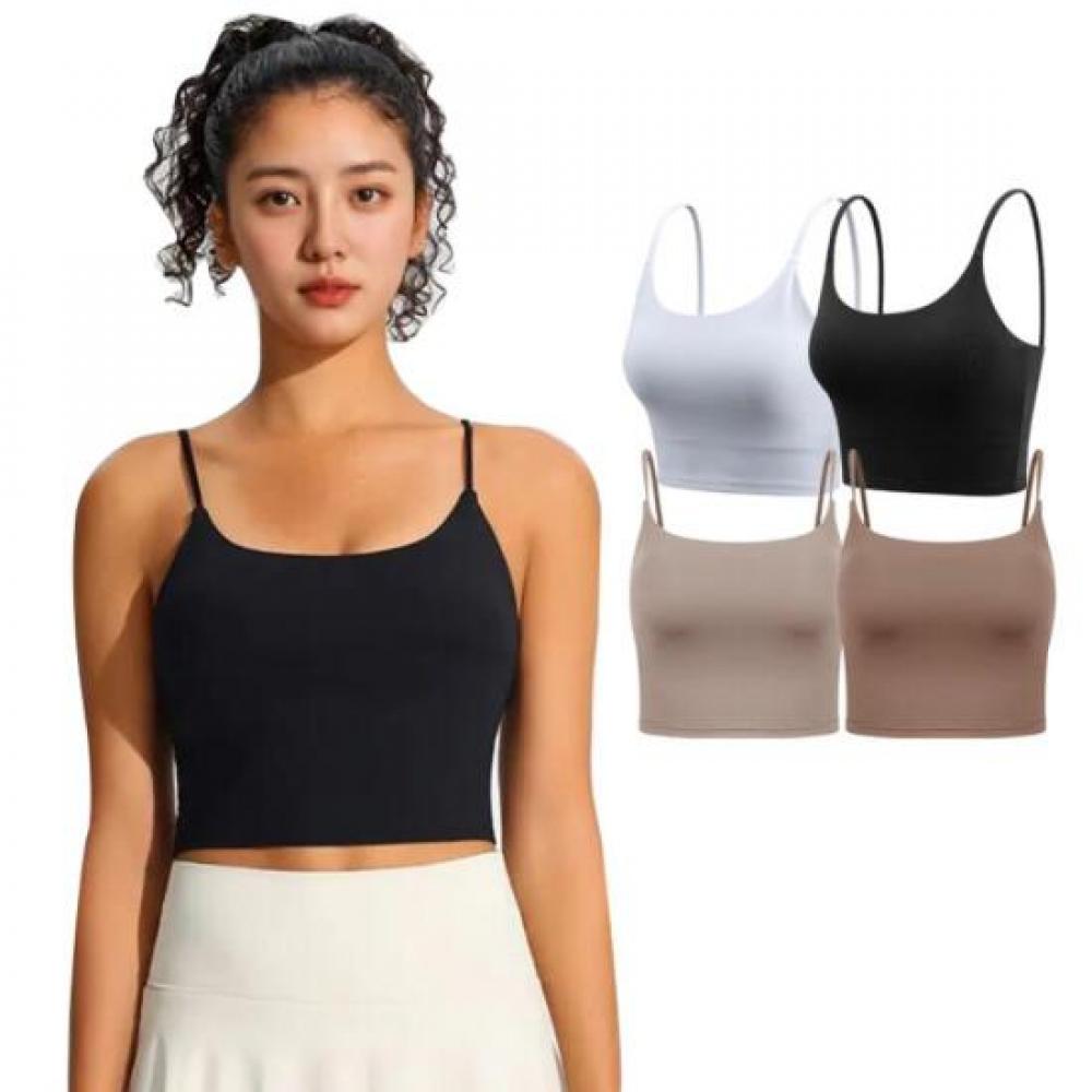 New Arrivals Open Run Women STreTch Cap BuilT In Crop T shirT