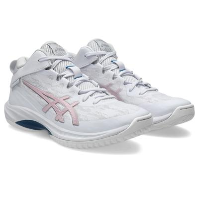 Scarpe da Basket GELHOOP V17 Unisex Taglia 103 2E (1063A096), Adulto, (Bianco/Rosa Chiaro), 26.0 cm,