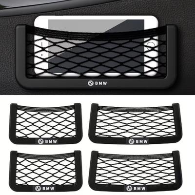 Automobilio laikymo tinklinis maišelisTelefono laikiklis Kišeninis organizatorius BMW Performance M E46 E90 E60 F30 F10 E36 G20 E92 X2 X5 Priedams M1 M2