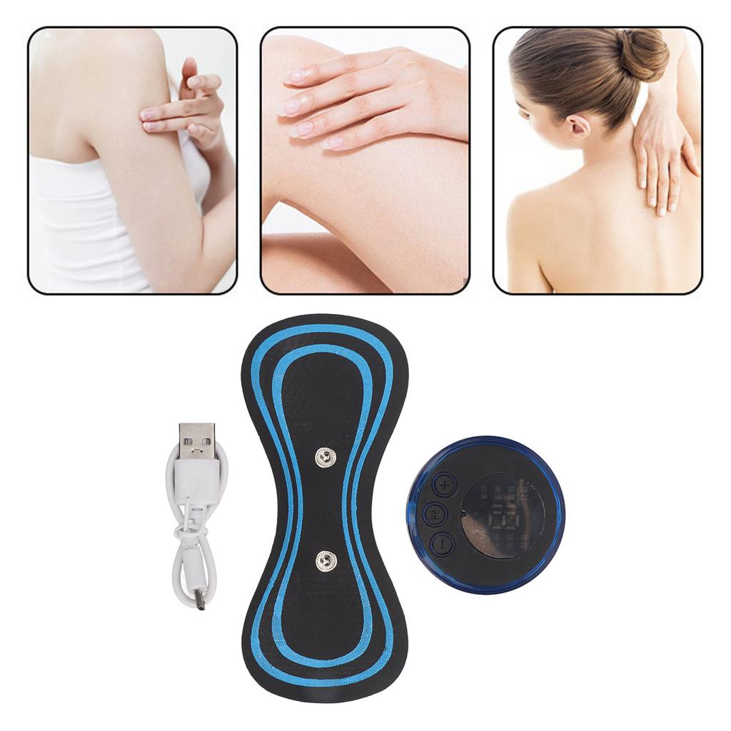 Electric Microcurrent Neck Patch 8 Modes 19 Gears Relieve Fatigue Cervical Relax Massage Sticker