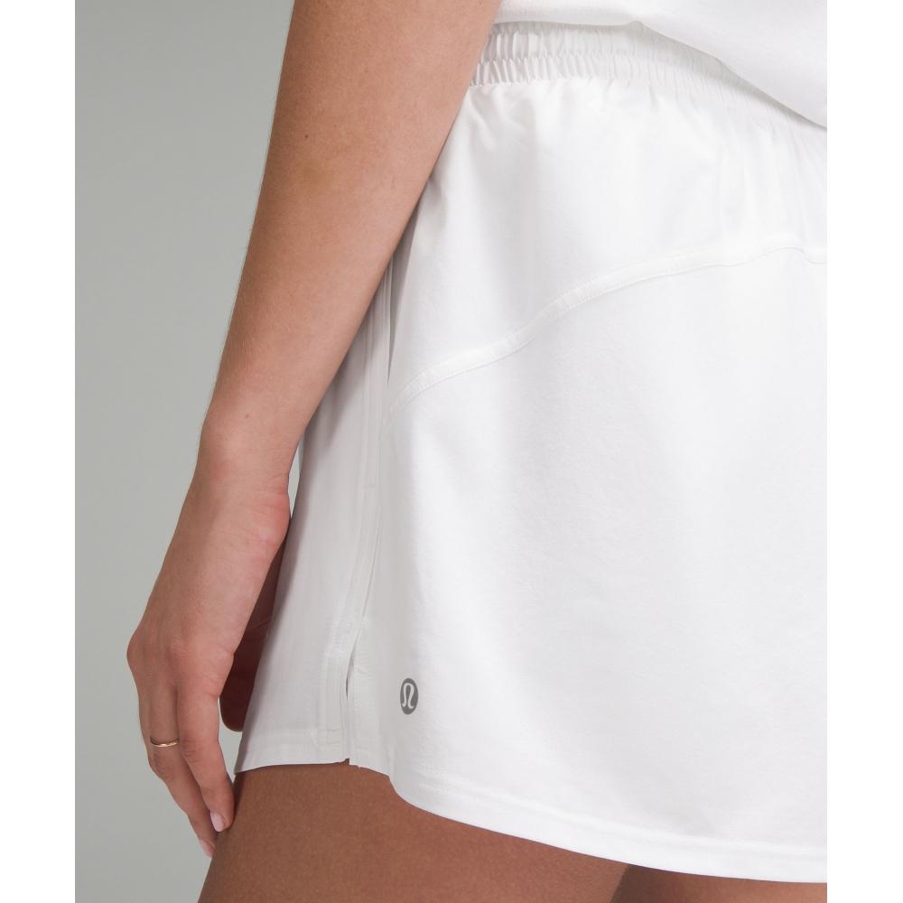 Lululemon Lightweight High Rise Relaxed Short 3   Long Liner White White