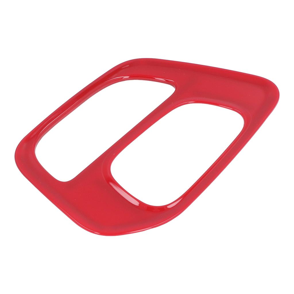 Gear Shift Panel Frame Trim Anti UV Wearproof Replacement for Dodge Challenger 2015‑2021Red