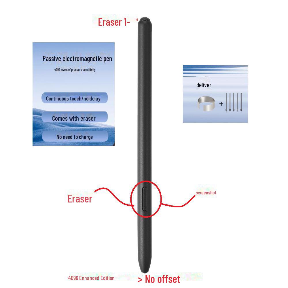 

Aragonite BOOX Office E-Book Stylus Pen - 4096 Чувствительная к нажатию электромагнитная ручка