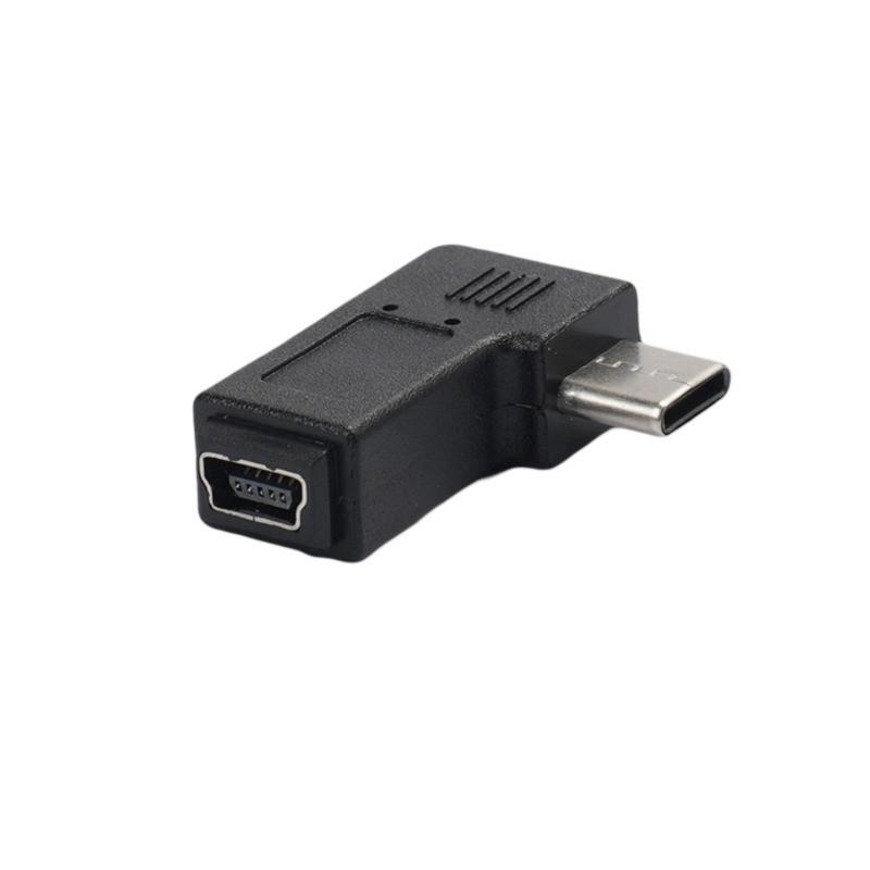 Adaptér USB-C na Mini USB Mini USB samice na USB C samec Konvertor Podpora nabíjení a synchronizace dat pro mobilní telefon Laptop