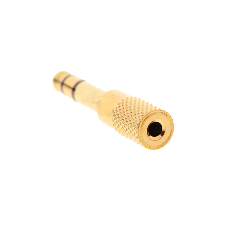 6.5Mm 1/4" Male Plug To 3.5Mm 1/8" Female Jack Stereo Headphone Audio Adapter