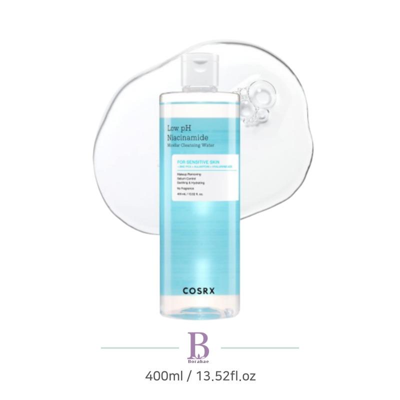 

COSRX Мицеллярная очищающая вода с ниацинамидом и низким pH, 400 мл 400ml