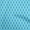 oneOone Cotton Flex Dark Teal Blue Fabric Check Argyle Dress Material Fabric Print Fabric By The Yard 40 Inch