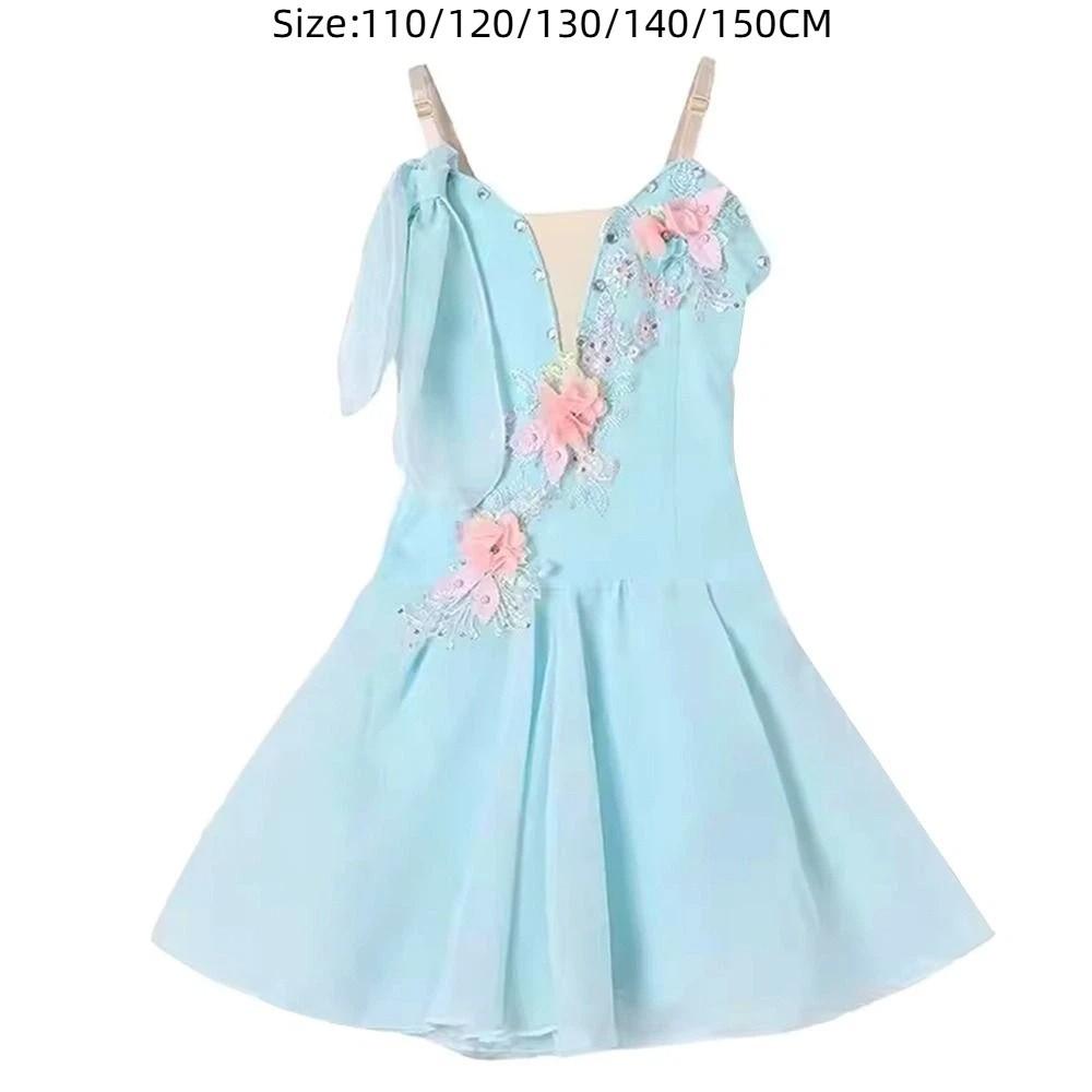 Chinese Sling Kids Ballet Dress Classical Leotard Performance Costume Princess Dress  Children