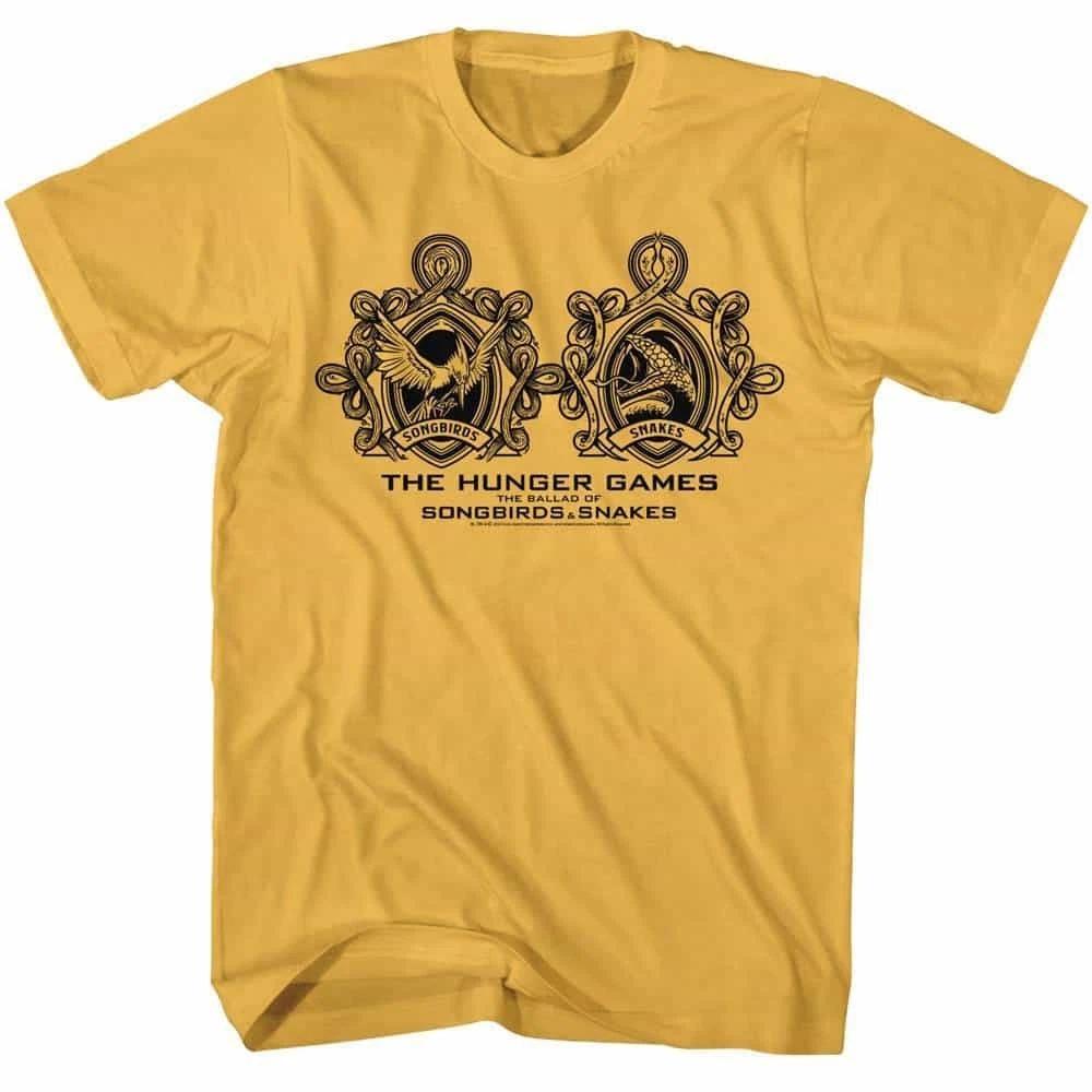 Hunger Games Songbirds & Snakes Crests Men s T Shirt S