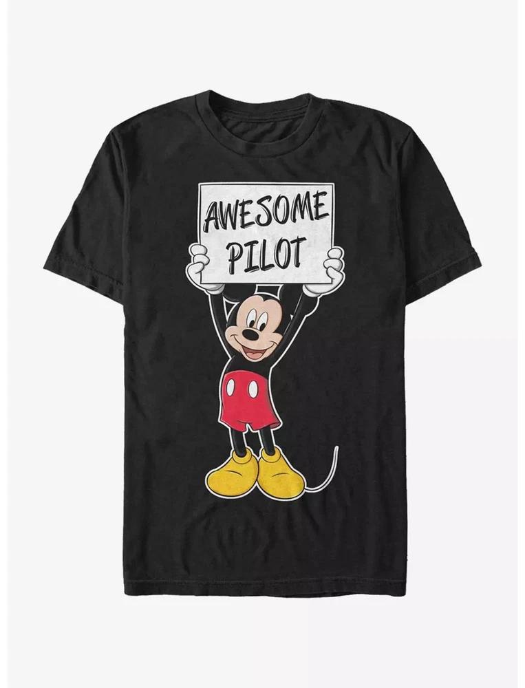Mouse Awesome Pilot TShirt Unisex Unisex Unisex S