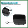 Motoforti Rear Bumper Tow Hook Cover for Mercedes Benz C-Class W205 C300 2019-2021 Rear Bumper Tow Hook Eye Cap No.A2058853303 Black Long-Lasting
