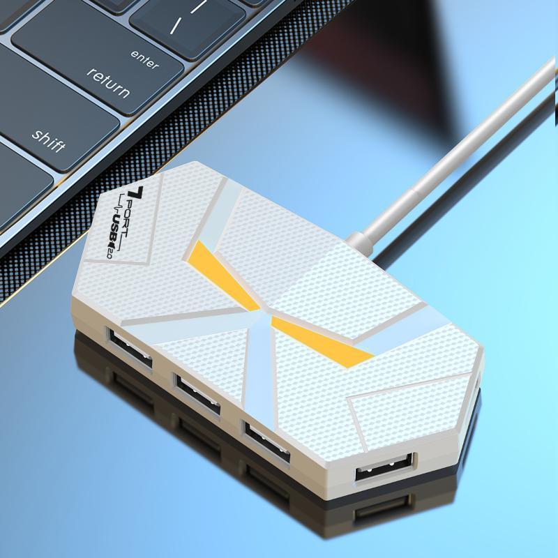 4/7 Ports Usb 3.0 Hub 5Gbps Usb Docking Station Usb Hub Usb Splitter Otg Adapter With Type C Power Port For Pc Laptop