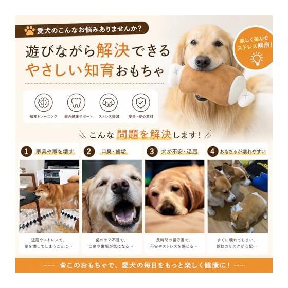 2 Pieces Dog Toy, Chew Toy, Talking Plush, Dinosaur Design, Chew Resistant, Tooth Brushing Prevention, Educational, Stress Relief, Soft Material,