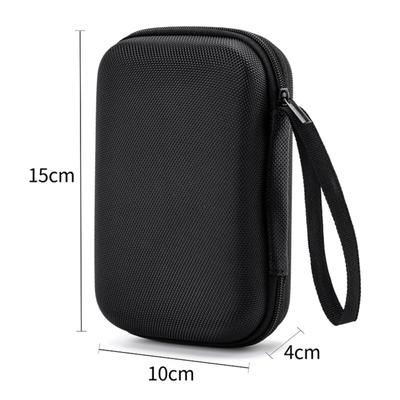 EVA Hard Shell Storage Case for Power Bank Digital Accessories Shockproof Protective Organizer with Zipper Closure and Compact Design for Travel