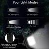1pc COB Keychain Work Light Flashlight With 4 Lighting Modes Keychain Light Emergency Light Mini Flashlight With Magnetic Base