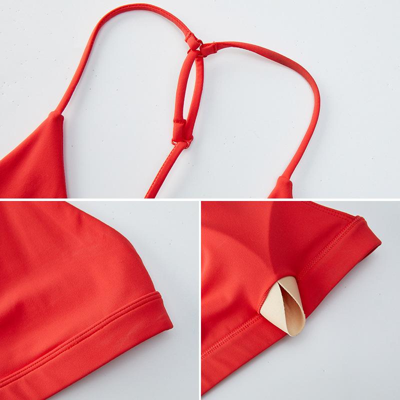 New Tight T-Shaped Back Yoga Suit Set, Elastic High Waist Fitness Suit, Running Speed Drying Fitness Suit