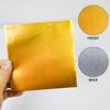 Metall Prägefolien Blätter Doppelseitig Golden Silber Dicke Zinnfolien Prägehandwerk Folienblätter für DIY Basteln Scrapbooking Herstellen Dekorationen