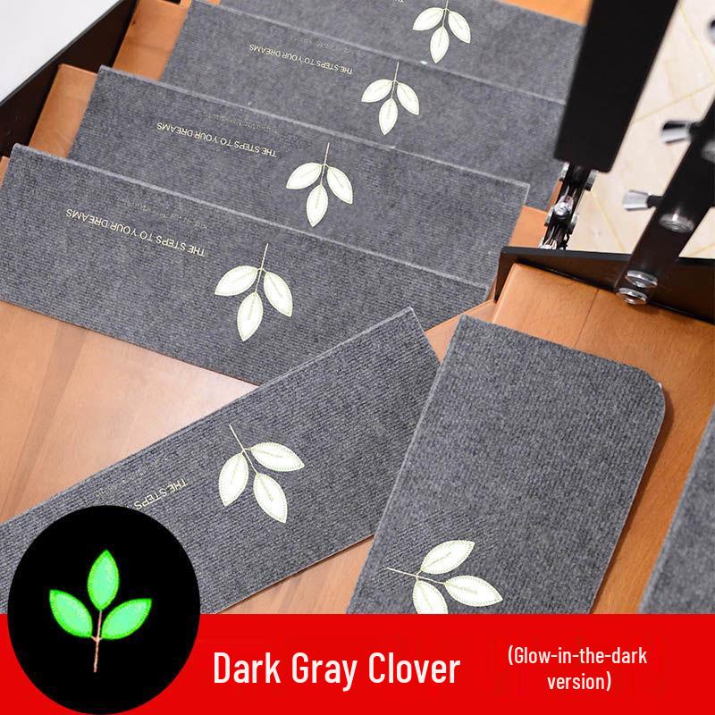 Luminous Anti-Slip Self-Adhesive Stair Tread Carpets for Solid Wood Floors