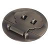 2 Sets 7cm Antique Wooden Box Buckle Bronze Round Rust Protection Zinc Alloy Box Buckle for Jewelry